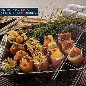 Bandeja em Alumínio c/tampa PET 1150ml D5FS