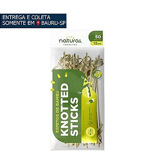 Espeto em Bambu Stick 15cm c/50 unidades