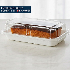 Embalagem Baguete c/tampa PET e fundo Isopor c/10 unidades