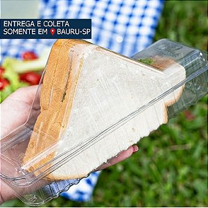 Embalagem Plástica Sanduíche G560 c/100 unidades