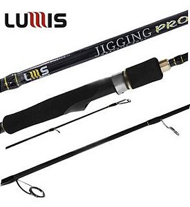 VARA LUMIS JIGGING PRO IM6 6'0 (1,80m) 40LBS P/ MOLINETE 2 PARTES UP-SET