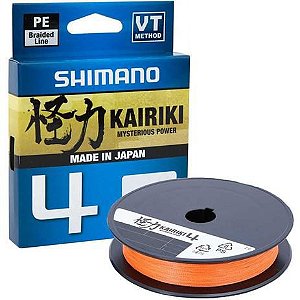 LINHA MULTIFILAMENTO SHIMANO KAIRIKI 4X - CORES VARIADAS