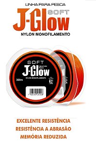 Linha J-glow Soft Jr Pesca Monofilamento Rolo 300m