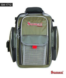 MOCHILA DE PESCA SUMAX SM-1712 VERDE + BOLSA P/ CARRETILHA SM-2001