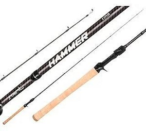Vara New Hammer 2,10m Inteiriça 60 Lbs P/ Carretilha