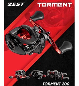 Carretilha Zest Torment 200 8.1:1 Drag 8,5kg 0,37mm - 150m