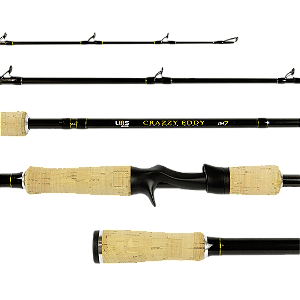 Vara Crazzy Eddy Im7 2,10m 60Lbs 2 Partes Lumis P/ Carretilha
