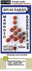 Antena Manhosinho Borboleta 11mm Chicote Pronto Com 3m Barão