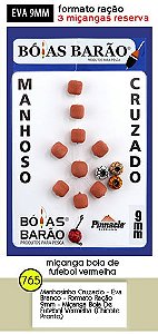 Antena Manhosinho Cruzado 9mm Chicote Pronto Com 3m Barão