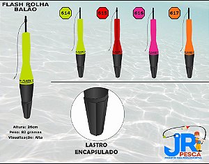 Boia Torpedo Flash Rolha Balão 82g Jr Pesca