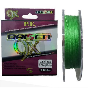 LINHA MULTIFILAMENTO DAISEN P.E. 9X  150MTS