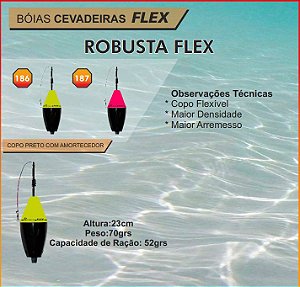 Boia Cevadeira Robusta Flex 70g Jr Pesca