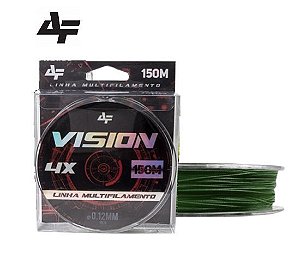 LINHA MULTIFILAMENTO ALBATROZ VISION X4 DARK GREEN 150m