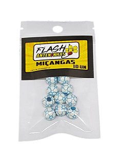 MIÇANGA FLASH C/10 UNIDADES - JABULANI AZUL E BRANCA