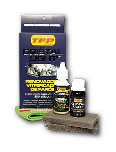 cristal light- renovador e vitrificador de faróis