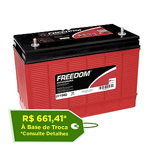 Bateria Estacionária Freedom DF1500 - 80Ah / 93Ah