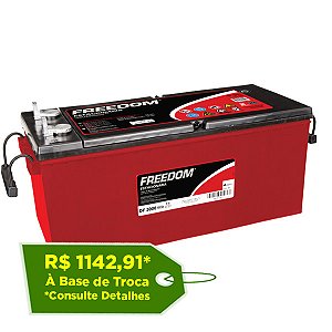 Bateria Estacionária Freedom DF3000 - 170Ah / 185Ah