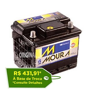 Bateria Moura 40Ah – M40FD / M40FE – Original de Montadora