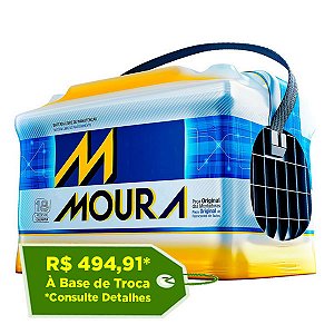 Bateria Moura 60Ah – M60GX ( Fusion ) – Original de Montadora