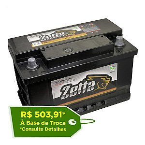 Bateria Zetta 70Ah - Z70D - Fabricação Moura - Selada