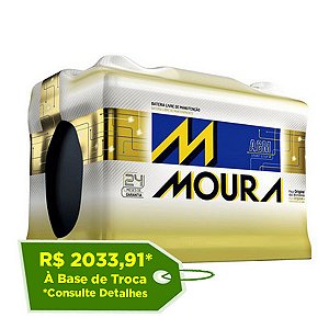 Bateria Moura AGM 92Ah – MA92QD – Para Carro c/ Start-Stop