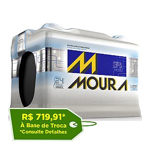 Bateria Moura EFB 60Ah - MF60AD - Para Carro C/ Start-Stop