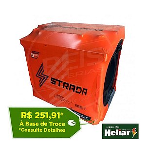 Bateria Strada 50Ah - ST50GD ( Cx Alta ) - Fabricação Heliar