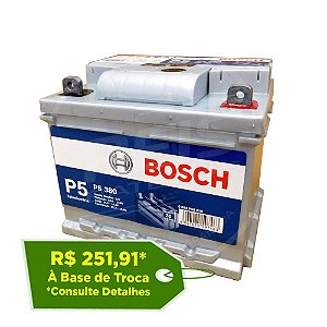 Bateria Estacionária Bosch P5 380 - 28Ah - 24 Meses de Garantia