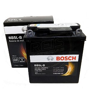 Bateria Bosch Moto 5Ah - BB5L-B ( Ref. Yuasa: YB5L-B )