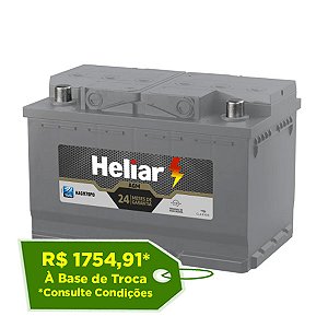Bateria Heliar AGM 70Ah – HAGM70PD – Para Carros c/ Start-Stop