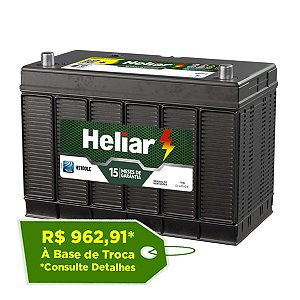 Bateria Heliar Frota Super Free 100Ah – HS100LE – Original de Montadora