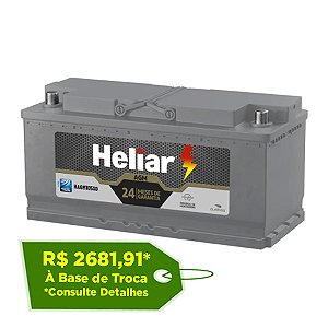 Bateria Heliar AGM 105Ah – HAGM105SD – Para Carros c/ Start-Stop