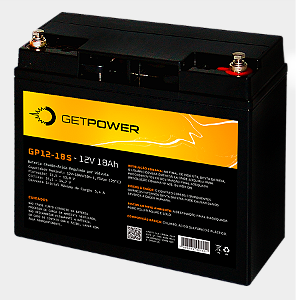 Bateria Estacionária VRLA ( AGM ) GetPower 12V – 18Ah – GP12-18