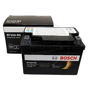 Bateria Bosch Moto 10Ah - BT10A-BS - Selada AGM ( Ref. Yuasa: YT12A-BS )