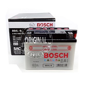 Bateria Bosch Moto 4Ah - BB4L-B - Ventilada ( Ref. Yuasa: YB4L-B )