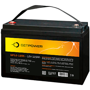 Bateria Estacionária VRLA ( AGM ) GetPower 12V – 120Ah – GP12-120S