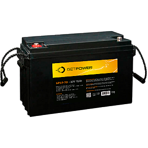 Bateria Estacionária VRLA ( AGM ) GetPower 12V – 70Ah – GP12-70