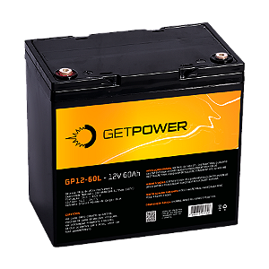 Bateria Estacionária VRLA ( AGM ) GetPower 12V – 60Ah – GP12-60