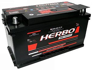 Bateria Herbo Prata 95Ah – HP95SPRD – Baixa Manutenção ( Requer Água )