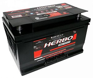 Bateria Herbo Prata 80Ah – HP80PTOD – Baixa Manutenção ( Requer Água )