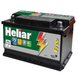Bateria Heliar 75Ah – SL75PD ( Cx. Alta ) – Original de Montadora