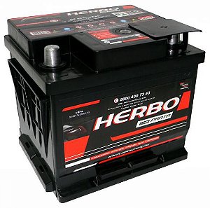 Bateria Herbo Prata 40Ah – HP40VKSD / HP40VKSE – Baixa Manutenção ( Requer Água )
