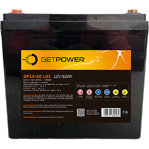 Bateria Estacionária VRLA ( AGM/ GEL ) GetPower 12V – 60Ah – GP12-60LDC ( Deep Cycle )