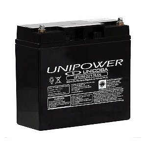 Bateria Estacionária VRLA ( AGM ) Unipower 12V – 18Ah – UP12180