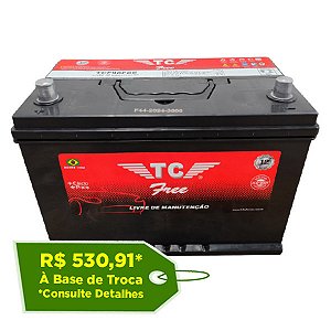 Bateria TC Free 90Ah - TCF90D / TCF90E - Selada