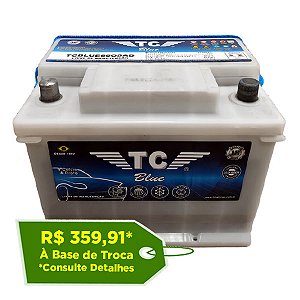 Bateria TC Blue 60Ah - TCB60OSAD ( Cx Alta ) - 18 Meses de Garantia