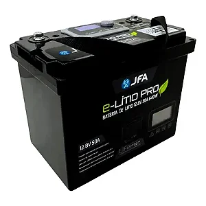 Bateria Estacionária Litio JFA 12.8V 50A – E-Lítio Pro 12V50A