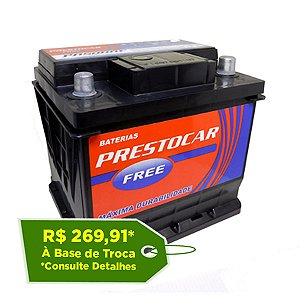Bateria Prestocar Free 50Ah ( Cx Alta ) – PA50DAF – Selada
