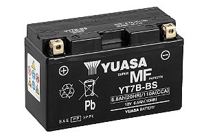 Bateria de Moto Yuasa 6,5Ah - Yt7B-Bs