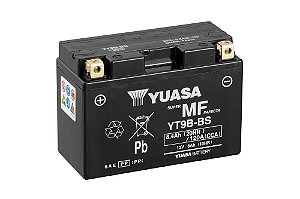 Bateria de Moto Yuasa 8Ah - Yt9B-Bs